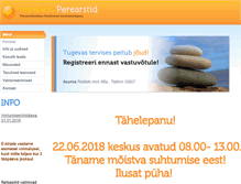 Tablet Screenshot of merekiviarstid.ee
